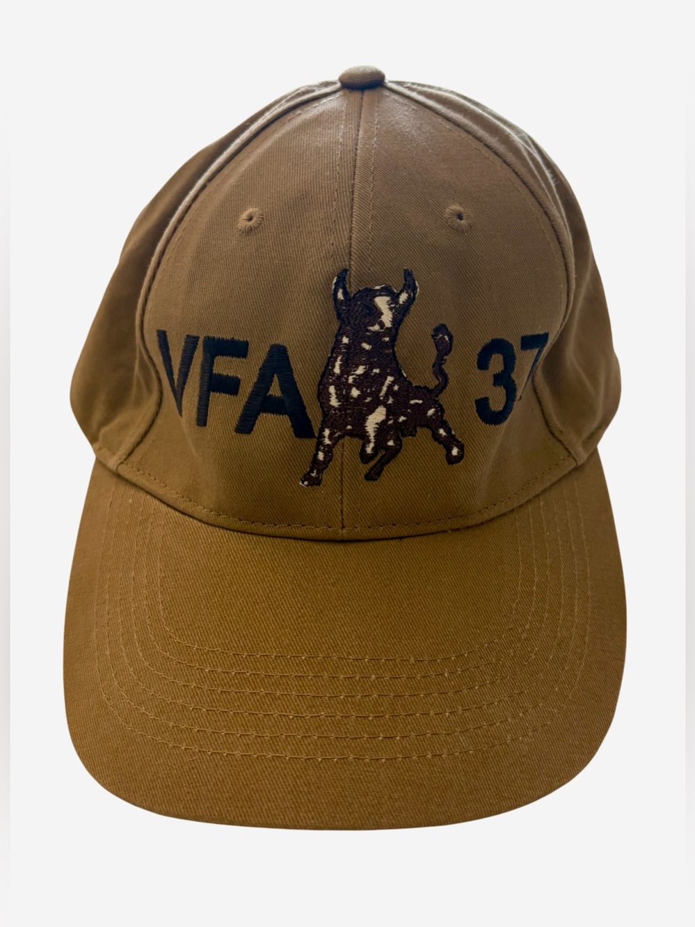 VFA-37 RAGIN' BULLS BALL CAP - COYOTE BROWN